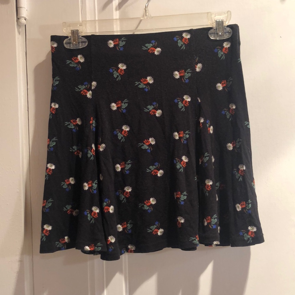 Topshop Floral Mini Skirt